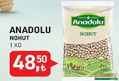 TARIM KREDİ ANADOLU NOHUT 1 KG TARIM KREDİ ANADOLU NOHUT 1 KG